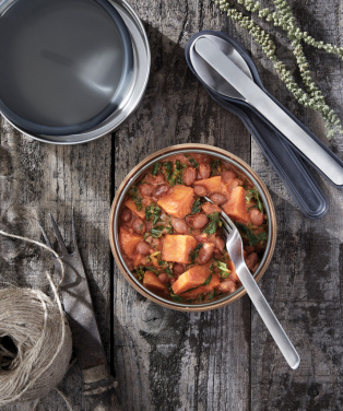 Logotrade korporatīvās dāvanas foto: Black+Blum stikla pusdienu bļoda 750ml