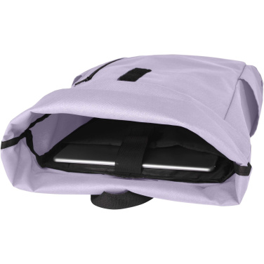 Logotrade ziemassvētku dāvanas foto: Byron 15,6 collu GRS RPET mugursoma ar rullīti 18L