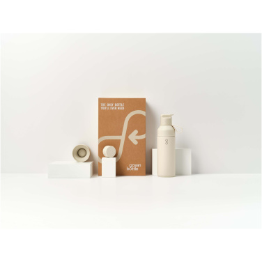 Logotrade Ideja dāvanas foto: Okeāna pudele 500 ml 3-in-1 dāvanu komplekts
