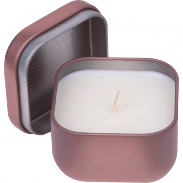 Logotrade biznesa dāvanas foto: Svece skārda iepakojumā PRĀGA