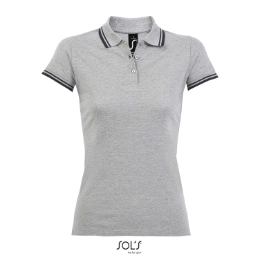 Logotrade korporatīvās dāvanas foto: PASADENA sieviešu polo 200g