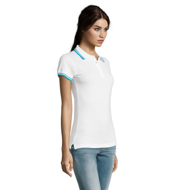 Logotrade logo dāvanas foto: PASADENA sieviešu polo 200g