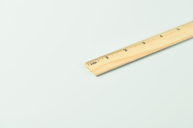 Logotrade biznesa dāvanas foto: Koka lineāls 20 cm