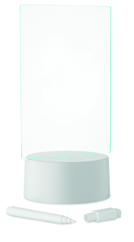 Logotrade biznesa dāvanas foto: Izgaismota LED piezīmju dēlis