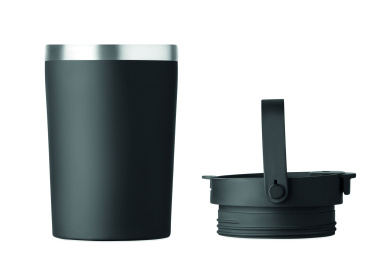 Logotrade ziemassvētku dāvanas foto: Dubultsienu glāze 350 ml