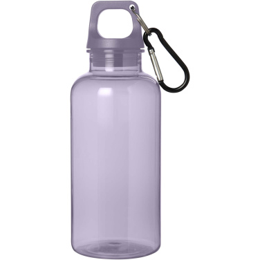 Logotrade biznesa dāvanas foto: Oregon 400 ml RCS sertificēta pārstrādāta plastmasas ūdens pudele ar karabīni
