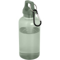 Oregon 400 ml RCS sertificēta pārstrādāta plastmasas ūdens pudele ar karabīni, Viršu zaļa