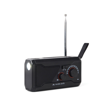 Logotrade biznesa dāvanas foto: Nordic Drift Titan IPX4 daudzfunkcionālais radio 4000mah
