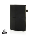 Daily Notes Binder 3 in 1 atkārtoti uzpildāma PU piezīmju grāmatiņa, melns