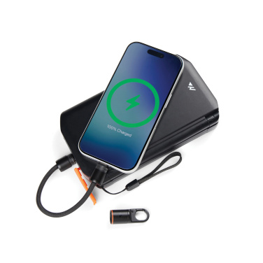 Logotrade biznesa dāvanas foto: Nordic Drift Everest USB-C 60W ātrās uzlādes karabīnes kabelis