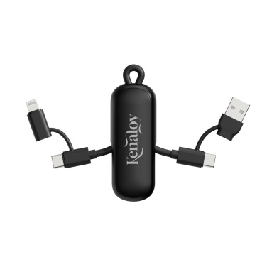 Logotrade korporatīvās dāvanas foto: Urban Vitamin Dublin 100W 4-in-1 atslēgu piekariņa kabelis
