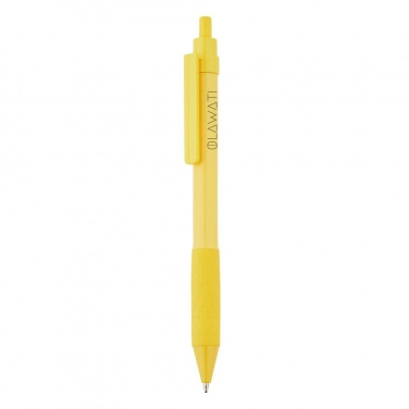 Логотрейд pекламные продукты картинка: X2 pen, yellow