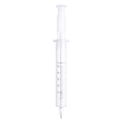 Логотрейд pекламные cувениры картинка: Reklaamkingitus: Ball pen "syringe", beež