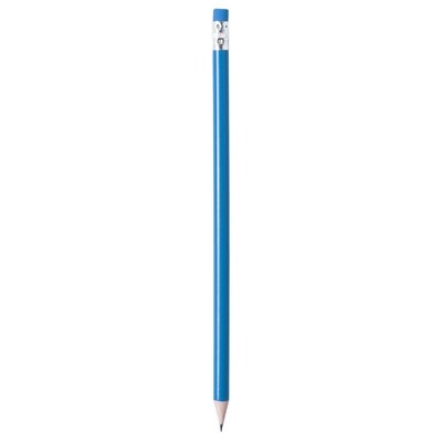 Логотрейд pекламные продукты картинка: Reklaamtoode: Pencil with eraser, sinine