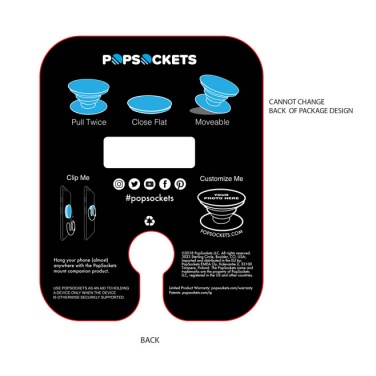 Лого трейд бизнес-подарки фото: Набор PopSocket ComboPack, черный