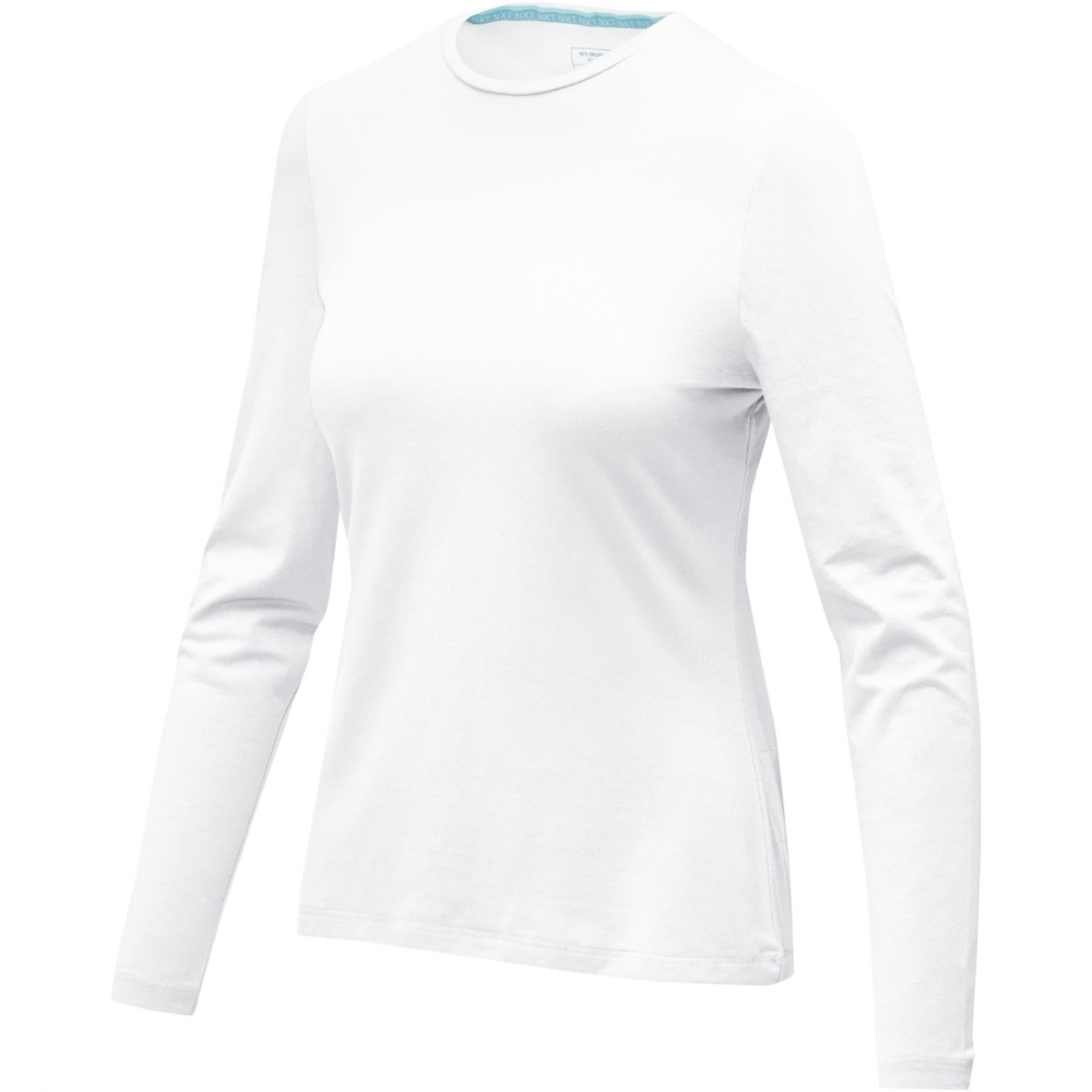 Логотрейд pекламные cувениры картинка: Ponoka long sleeve women's organic t-shirt