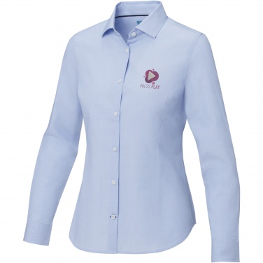 Логотрейд pекламные подарки картинка: Cuprite long sleeve women's organic shirt