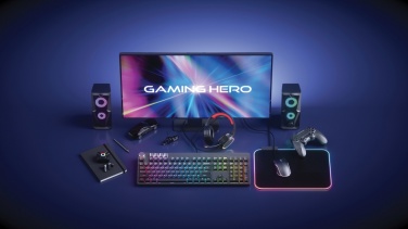 Логотрейд pекламные продукты картинка: Игровые наушники с RGB-подсветкой и ENC