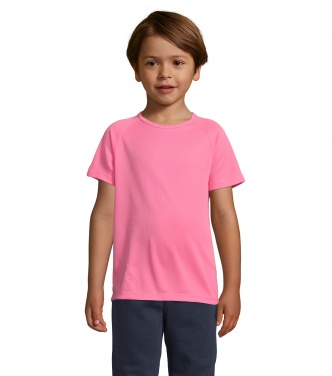 Логотрейд pекламные подарки картинка: SPORTY KIDS T-SHIRT 140g