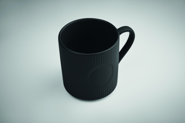 Логотрейд pекламные подарки картинка: Ribbed ceramic mug mat 340 ml