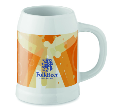 Лого трейд pекламные продукты фото: Sublimation beer mug 500 ml