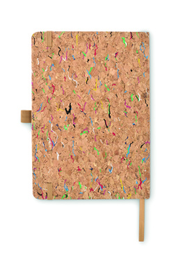 Логотрейд pекламные cувениры картинка: A5 cork coloured notebook