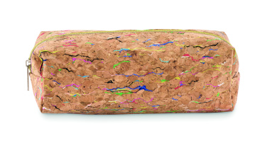 Логотрейд бизнес-подарки картинка: Coloured cork pencil case