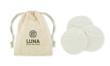 Лого трейд pекламные подарки фото: Reusable face cleaning pad set