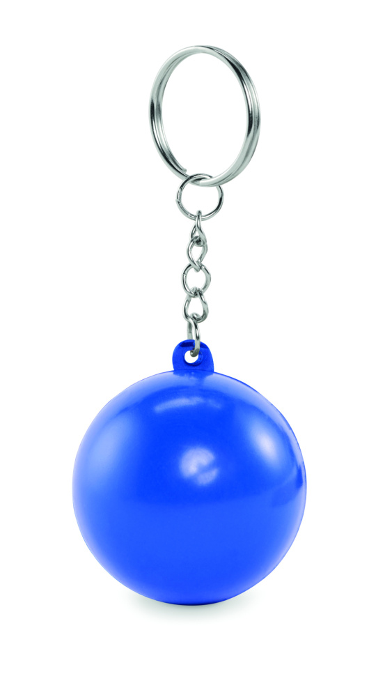 Лого трейд pекламные подарки фото: PU ball shape key ring