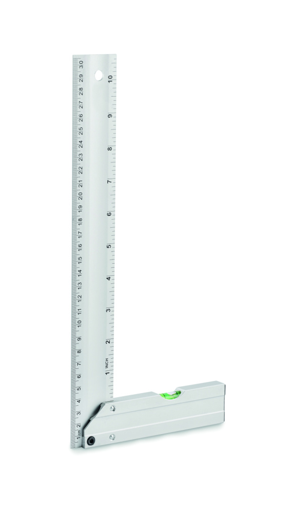 Логотрейд pекламные cувениры картинка: Aluminium level ruler 30 cm