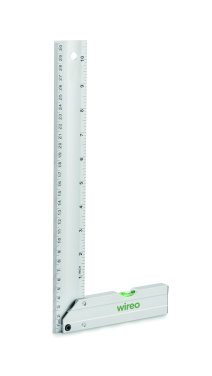 Лого трейд pекламные подарки фото: Aluminium level ruler 30 cm