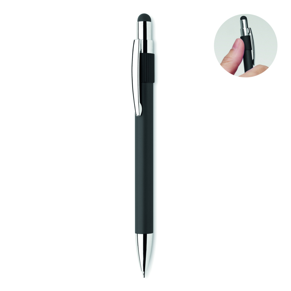 Логотрейд pекламные cувениры картинка: Stylus spinner pen