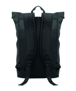 Логотрейд pекламные подарки картинка: Laptop 15" roll top PU backpack