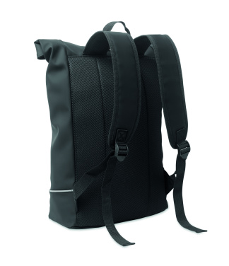 Лого трейд pекламные cувениры фото: Laptop 15" roll top PU backpack