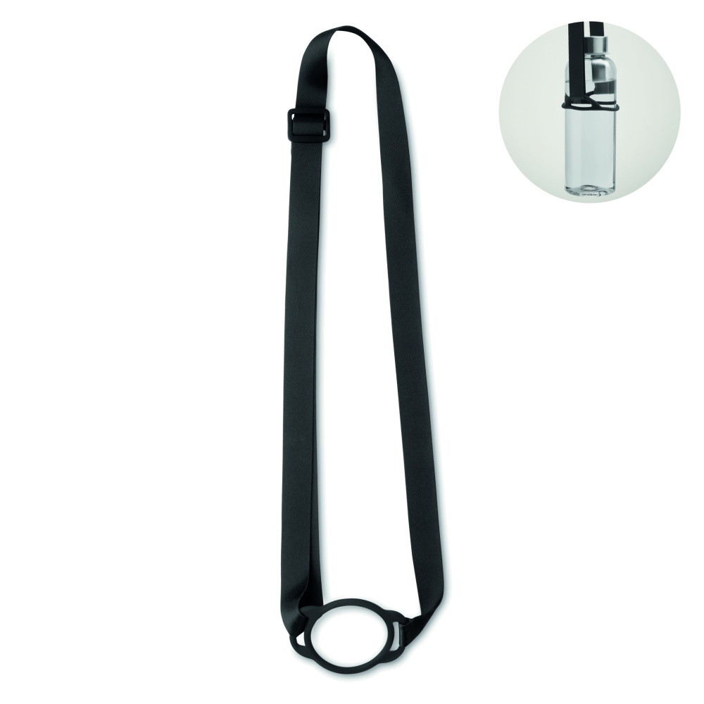 Логотрейд pекламные подарки картинка: Lanyard with cup holder 6cm