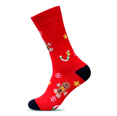 Лого трейд pекламные cувениры фото: Pair of Christmas socks L