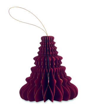 Логотрейд pекламные cувениры картинка: Christmas paper tree hanger