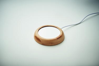 Логотрейд pекламные cувениры картинка: Bamboo mug warmer with USB