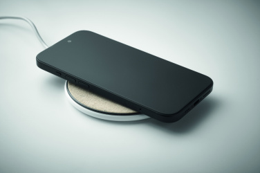 Лого трейд pекламные cувениры фото: Cork wireless charger 15W