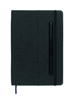 Лого трейд pекламные подарки фото: A5 notebook with phone holder
