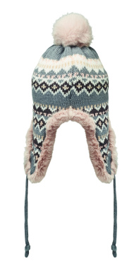 Логотрейд pекламные подарки картинка: Knitted beanie with ear flap