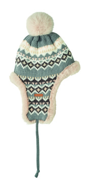 Лого трейд pекламные подарки фото: Knitted beanie with ear flap