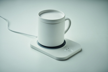 Лого трейд бизнес-подарки фото: Wireless charger mug warmer set