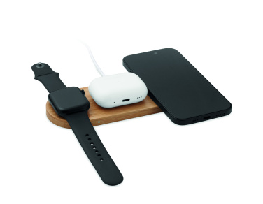 Лого трейд бизнес-подарки фото: 3 in 1 15W wireless charger