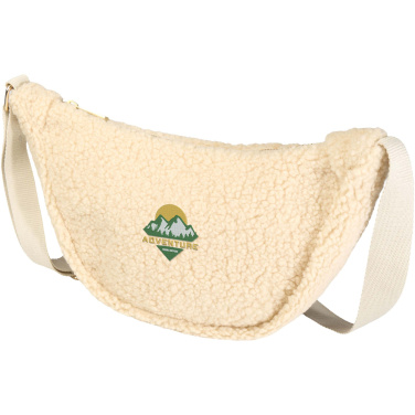 Логотрейд pекламные подарки картинка: Bear поясная сумка из переработанной шерпы GRS объемом 3 л