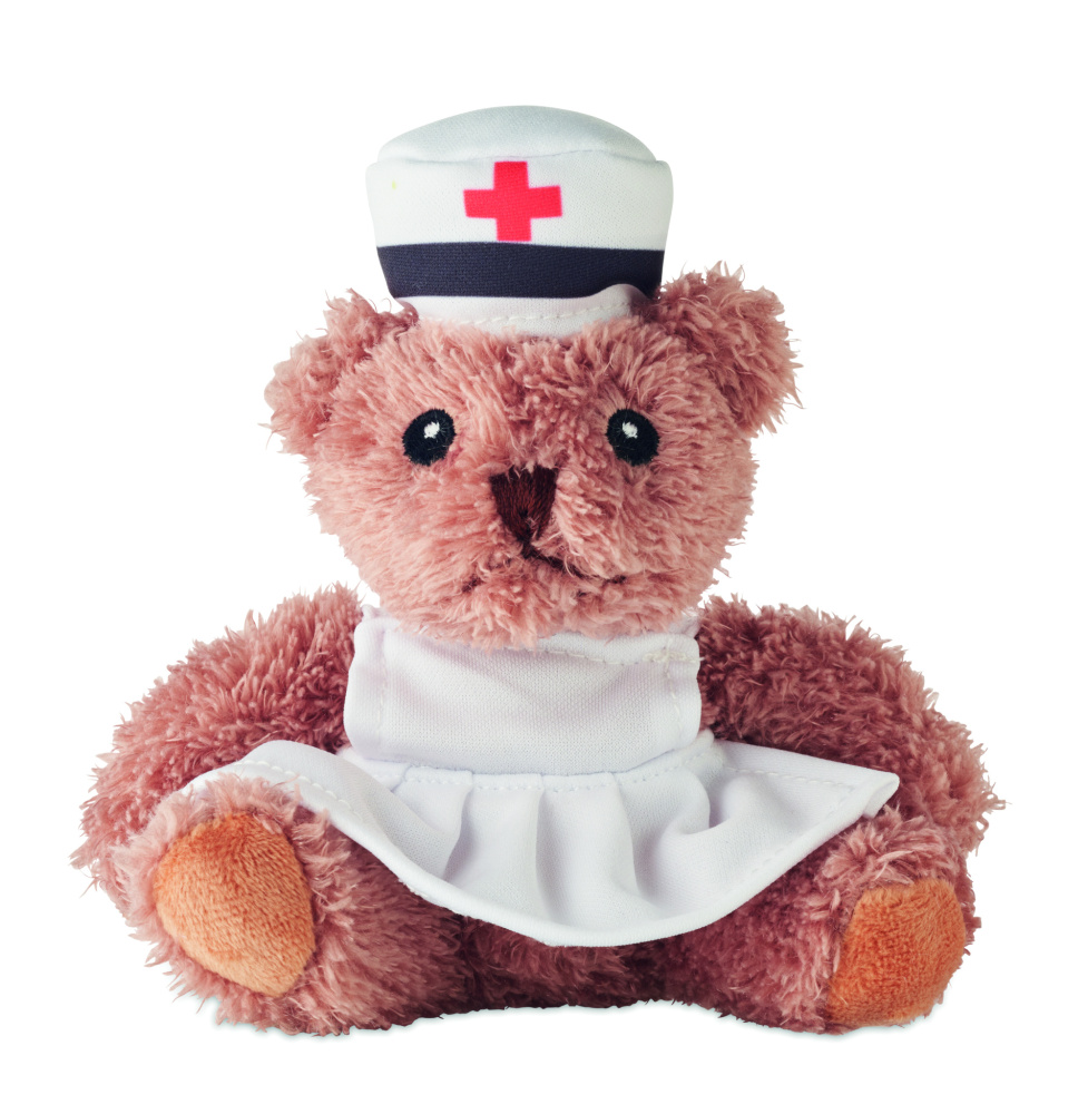 Логотрейд pекламные cувениры картинка: Teddy bear plush nurse