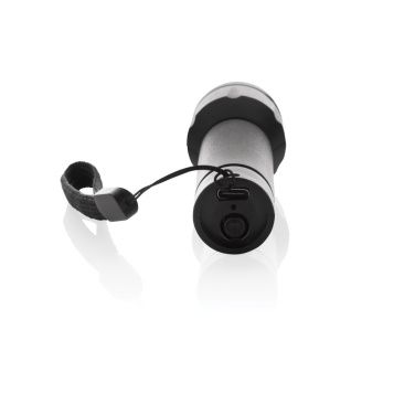 Логотрейд pекламные подарки картинка: Фонарь Flara RSC из переработанного пластика с USB-зарядкой