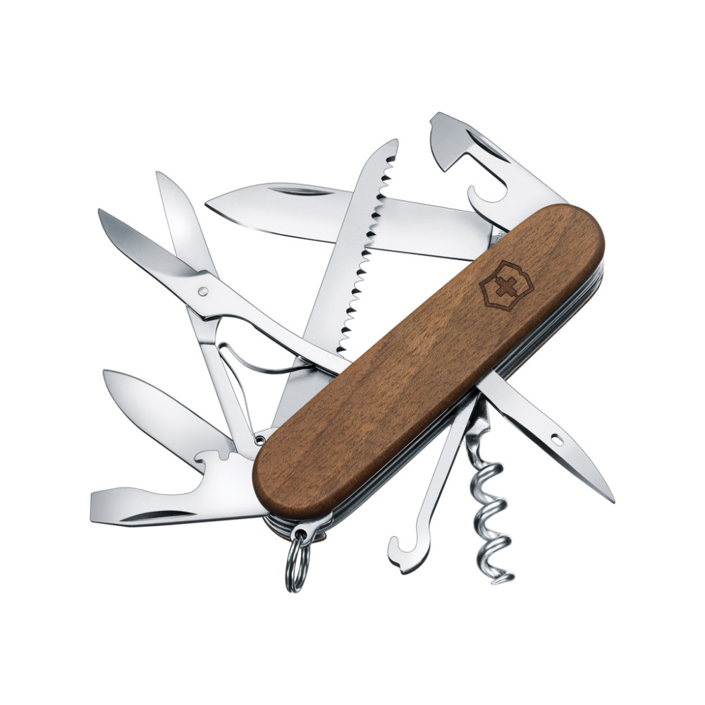 Лого трейд pекламные подарки фото: Карманный нож VICTORINOX Huntsman Wood, 13 функций