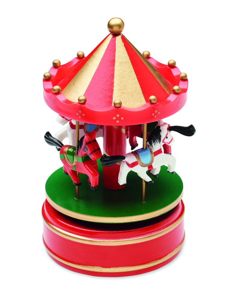Логотрейд pекламные подарки картинка: Mini carousel music box