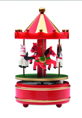 Логотрейд pекламные подарки картинка: Mini carousel music box
